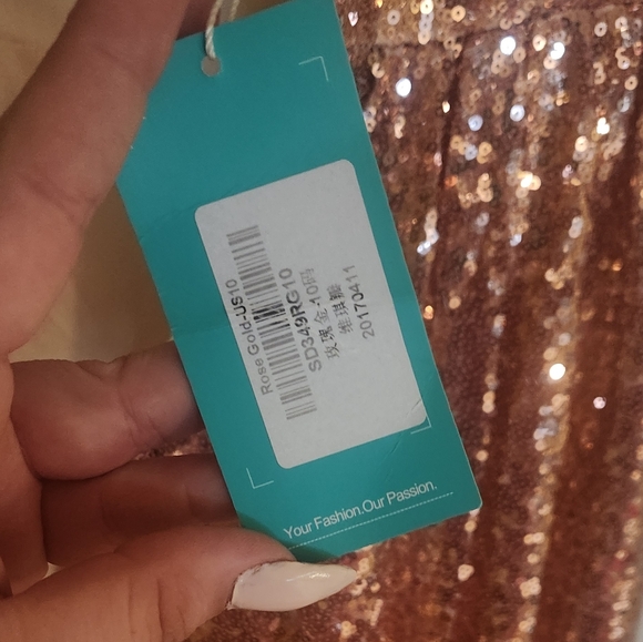 Rose Gold Season Maxi Dress - Picture 4 of 4